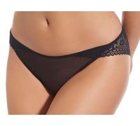 Selene 0003121 Modelo Bras BRASILEÑA con Delantero DE Tul Y Trasera DE Encaje Que Hace Juego con LOS Sujetadores Laia Y Marcela. Ref. 3121, Negro, L para Mujer