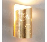 Selène Aplique de pared Papiro, dorado