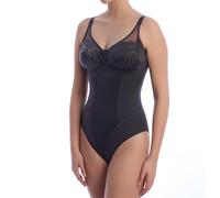 Selene, Body Mujer de Encaje con Motivo Floral, Sin Aros ni Relleno, Colección Scarlett, Color Gris, Copa 90 C