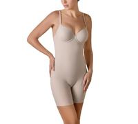Selene, Body Mujer Espalda Descubierta, Sin Costuras, con Aros y Ligero Relleno, Colección Nuria, Color Tierra, Copa 105 C