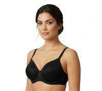 Selene, Body Mujer Reductor, con Aros y Copas Moldeadoras, Parte Inferior Sin Costuras, Colección Violeta, Color Negro, Copa 105 C