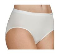 Selene, Braga de Microfibra de Mujer, Braguita Cintura Media-Alta, Sin Costuras, Talla Única, Colección 703, Color Blanco