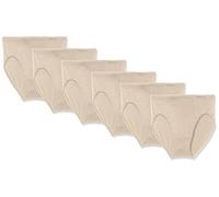 Selene, Braga de Microfibra de Mujer, Braguita Cintura Media-Alta, Sin Costuras, Talla Única, Colección 703, Color Tierra