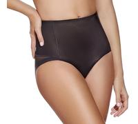 Selene, Braga Moldeadora de Mujer Cintura Alta, Braguita con Laterales Transparentes, Colección 907 Control, Color Tierra, Talla XL