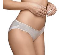 Selene, Braguita Brasileña Mujer con Motivo Geométrico, Braga Cintura Baja, Colección Roxana/Katia, Color Natural, Talla M