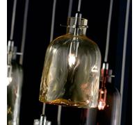 Selène Lámpara colgante de diseño Bossa Nova 15 cm ámbar