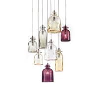 Selène Lámpara colgante de diseño Bossa Nova 15 cm transparente