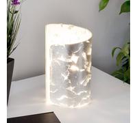 Selène Lámpara de mesa Papiro, plata