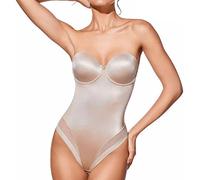 Selene - Miranda Body Mujer sin Tirantes Copa C Color: Tierra Talla: 110
