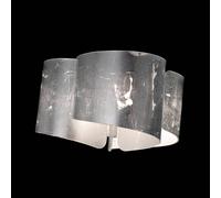 Selène Plafón Papiro, 3 luces, plata