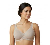Selene, Reggiseno Donna Fascia Alta Comfort, con Ferretto Senza Imbottitura, in Comodo Tessuto, Collezione Teresa, Colore Terra, Taglia 4D