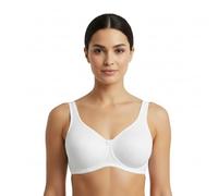 Selene, Reggiseno Donna Fascia Alta Comfort, con Ferretto Senza Imbottitura, in Comodo Tessuto, Collezione Teresa, Colore Bianco, Taglia 4D