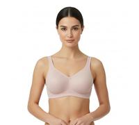 Selene, Reggiseno Donna Fascia Alta, Senza Ferretto e Imbottitura, con Motivo Floreale, Collezione Marivi, Colore Rosa, Taglia 7D