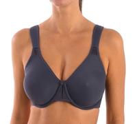 Selene Reggiseno Lorea Cup D, Gris, 8D Sujetador sin Relleno