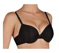 Selène - Sujetador para mujer Sonia, con aros y copas push-up, motivo de panal - Negro ES 85B