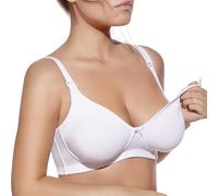 Selene Sujetador Maternal Amanda Algodon Copa C Blanco 115C