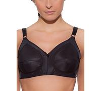 Selene, Sujetador de Mujer Banda Alta, Sin Aros ni Relleno, en Tejido Suave, Colección Maite, Color Negro, Talla 90B