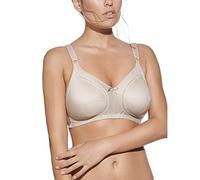 Selene, Sujetador de Mujer Banda Alta, Sin Aros ni Relleno, en Tejido Suave, Colección Maite, Color Tierra, Talla 90B