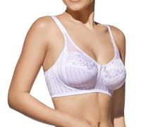 Selene, Sujetador de Mujer de Encaje, Sin Aros ni Relleno, con Motivo Floral, Colección Scarlett, Color Blanco, Talla 115B