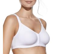 Selene, Sujetador de Mujer en Algodón Transpirable, Sin Aros ni Relleno, Colección Blanca, Color Blanco, Talla 105D
