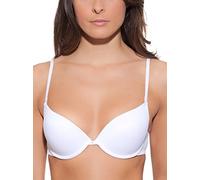 Selene, Sujetador Escotado para Mujer, con Aros y Copas Doble Push-Up, Tirantes Multi-Posición, Colección Natalia, Color Blanco, Talla 90B