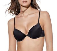 Selene, Sujetador Escotado para Mujer, con Aros y Copas Doble Push-Up, Tirantes Multi-Posición, Colección Natalia, Color Negro, Talla 90B