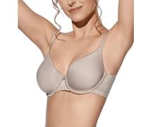Selene, Sujetador para Mujer con Banda Anatómica, con Aros y Copa Spacer Transpirable Acolchada, Colección Fabiola, Color Tierra, Talla 115D
