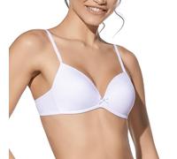 Selène – Sujetador para mujer Ana – Escote en V, sin aros, copas acolchadas – Blanco 100B