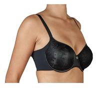 Selene, Sujetador Reductor para Mujer con Banda Alta y Aro, Copas Acolchadas y Costuras Planas, Colección Morella, Color Negro, Talla 100C