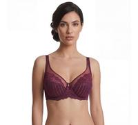 Selene, Sujetador Reductor para Mujer en Encaje, con Aros y Sin Relleno, Colección Mariluz, Color Burdeos, Talla 120C