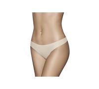 Selene, Tanga Mujer Efecto Seda, Braguita Sin Costuras, Colección 500, Color Tierra, Talla XL