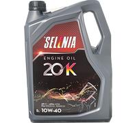 SELENIA Aceite de motor 10W-40 aceite parcialmente sintético ACEA A3/B4 API SN 20K 5L Compatible con PEUGEOT 208 I Hatchback CA, CC 2008 I A94, CU 107 Hatchback PM, PN, CITROËN C1 PM, PN