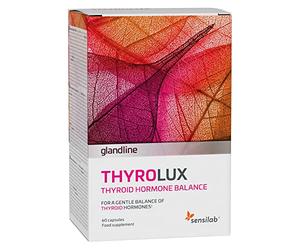 Selenio, Magnesio, Yodo, Zinc, L-Tirosina, Manganeso - Cápsulas de Tiroides - Natural, Sin Hormonas - 60 Cápsulas Vegetales para 30 Días - ThyroLux de Sensilab