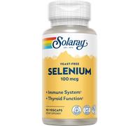 Selenio sin levadura 90 cápsulas Solaray - suplemento mineral en cápsulas