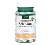 Selenio + Zinc y Vitaminas A, C y E, 100mcg - 120 tabletas