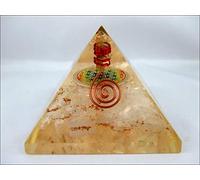 Selenita Flor de la Vida Pirámide Torre de Navidad Buster Piezo Eléctrico EMF Protección Generador Frecuencia Iones Probado Nube Chem Buster