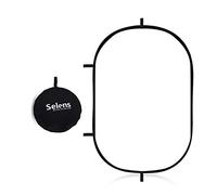 Selens 100 x 150 cm plegable para fotografía de fotografía Soft Reflector, tela de fondo blanco para fotografía de retratos, producto de fondo, estudio, grabación de vídeo al aire libre
