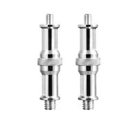 Selens 2 unidades de adaptador de rosca de 3/8 a 1/4 de metal macho para trípode monopié