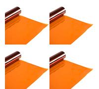 Selens 4 filtros de iluminación naranja CTO, corrección de color, superposiciones transparentes, película de lámina para foco estroboscópico de 800 W