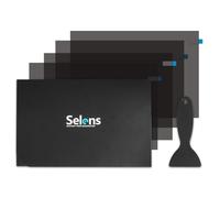 Selens 4 filtros polarizadores antiadherentes de 7.8 x 11.8 pulgadas, película polarizada para educación física, experimentos, fotografía