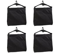 Selens 4Pcs Sacos de Arena Bolsas de Peso con Clips para Soporte de Luz Light Stand Trípodes Brazos Vídeo Fotografía Estudio Fotográfico Iluminación Patio Fuera de Casa Deportes Negro Sand Bag