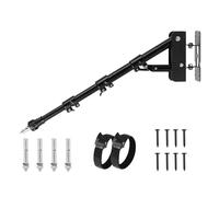 Selens Brazo triangular de montaje en pared de 47 a 100 cm, soporte de rotación de 180 grados, soporte de pared para fotografía, estudio fotográfico, salones de belleza, anillo de luz y luz de flash