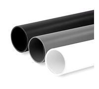 Selens Fondo de fotografía de PVC, 80 x 150 cm, Blanco, Negro, Gris, Papel de Vinilo para Estudio fotográfico, Kit Impermeable Mate para Productos alimenticios, Accesorios de Retrato, cosméticos,
