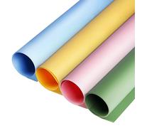 Selens Fondo de PVC de 100 x 150 cm, 4 unidades, fondo rosa, azul, amarillo, verde fresco, impermeable, para fotografía, fotografía, alimentos, productos cosméticos, estudios, vídeo, fondo