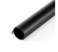 Selens PVC Telón de Fondo 100*200cm Background Backdrop Mate para Fotografía Estudio Fotográfico - Negro