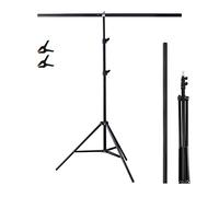 Selens Soporte de Fondo para Fotografía 80x70-200cm Trípode Backdrop Stand Ajustable Portátil Support en Forma de T con Abrazaderas Estudio Fotográfico Video Producto Youtube Vlog Juegos