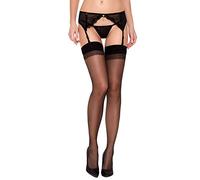 Selente Lovely Legs - Medias refinadas para mujer, varios modelos, 20-40 DEN, fabricadas en la UE Negro-20den. XL