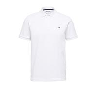 SELETED HOMME Camiseta para Hombre SLHDANTE SS Polo W Noos, Color Blanco Brillante S, Blanco Brillante, S