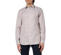 SELETED HOMME Camiseta Slhslimethan LS Classic Noos Camisa, Beige, M para Hombre