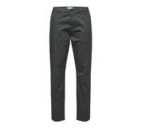 SELETED Homme Hombre SLHSLIM-New Miles 175 Flex Pants W N Chino, Dark Shadow, 31/32, Gris Oscuro, 31W x 32L